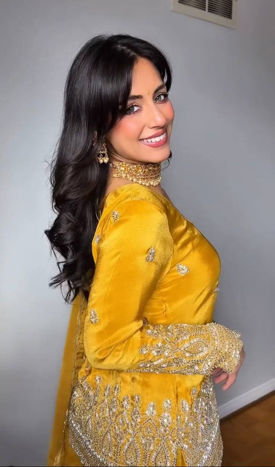 Top And Plazzo With Dupatta