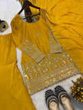 Top And Plazzo With Dupatta