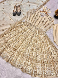 PREMIUM & LUXURIOUS DESIGNER READYMADE ALIA CUT  ANARKALI SUIT COLLECTIONS