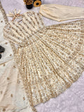 PREMIUM & LUXURIOUS DESIGNER READYMADE ALIA CUT  ANARKALI SUIT COLLECTIONS