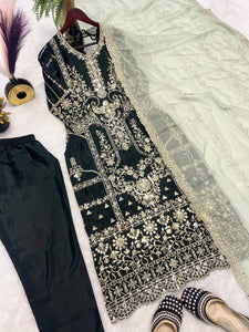 Top And Pant With Dupatta
