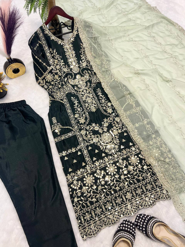 Top And Pant With Dupatta