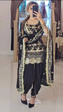 Launching New Designer Party Wear Look Top ,Dhoti Salwar and Dupatta