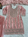 Top And plazzo With Dupatta