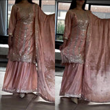 Top And plazzo With Dupatta