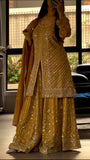 Presenting  New Designer Party Wear Look Top-Plazzo and Dupatta With Heavy Embroidery Work
