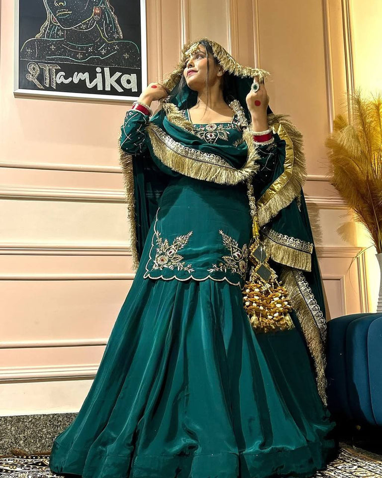 Top And lehanaga With Dupatta