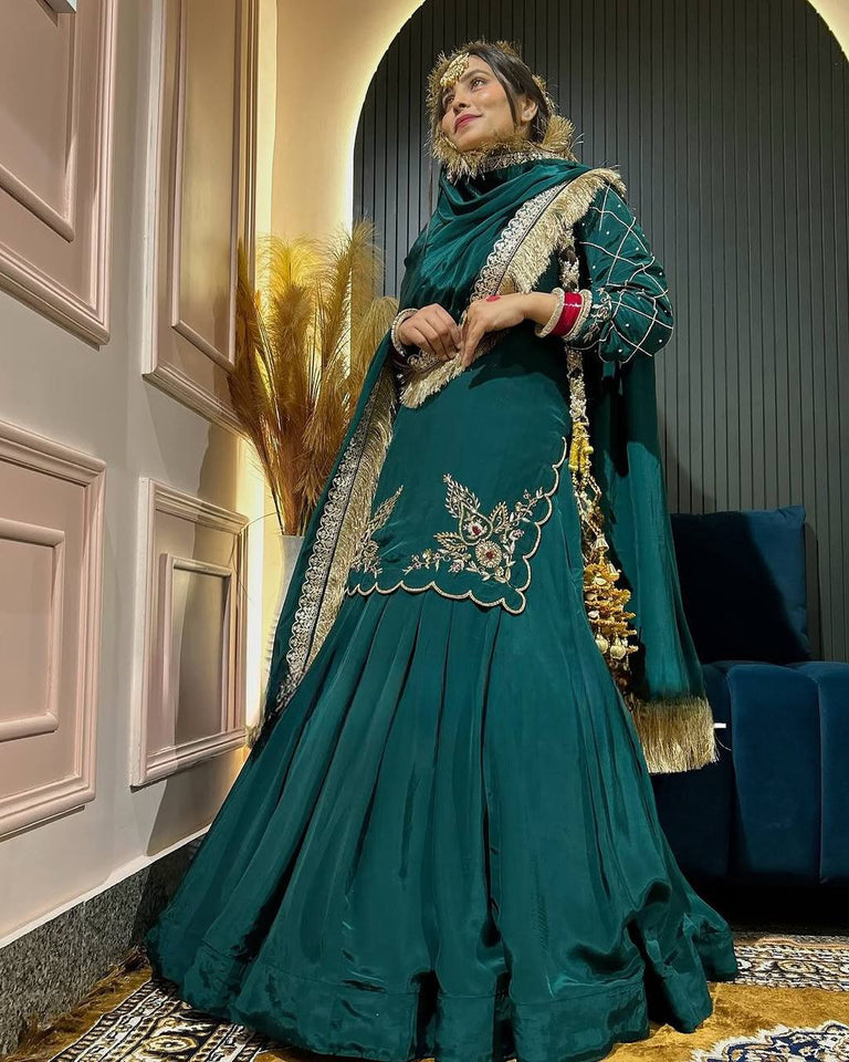 Top And lehanaga With Dupatta