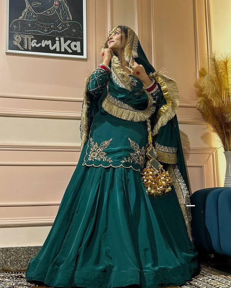 Top And lehanaga With Dupatta