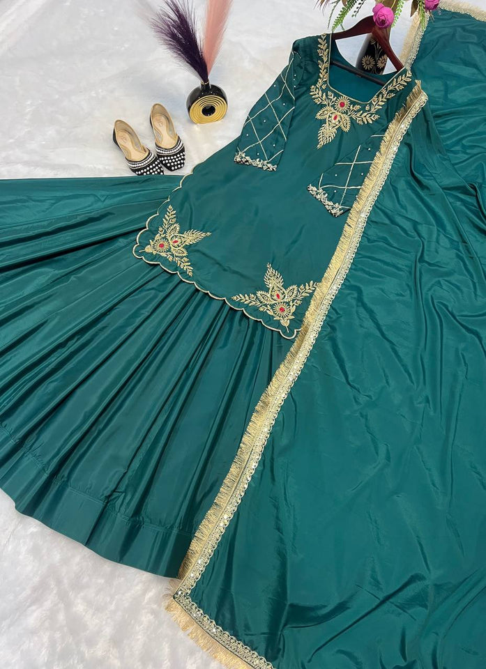 Top And lehanaga With Dupatta