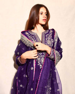 Top And Plazzo With Dupatta