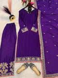 Top And Plazzo With Dupatta