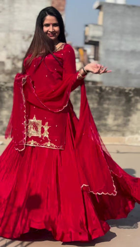 Top and Lehanaga With Dupatta