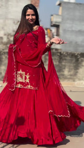 Top and Lehanaga With Dupatta