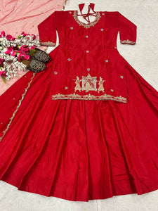 Top and Lehanaga With Dupatta