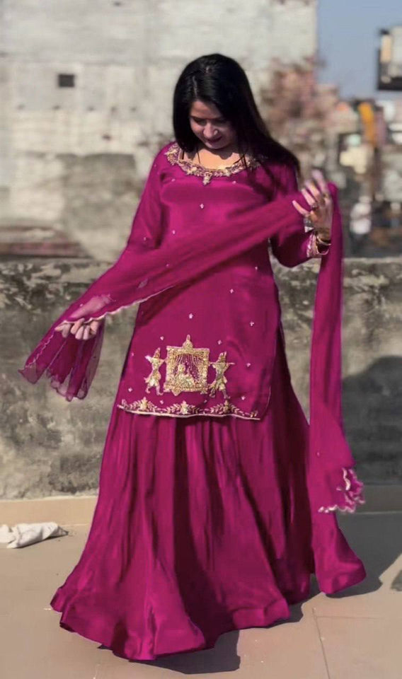 Top And Lehanaga With Dupatta