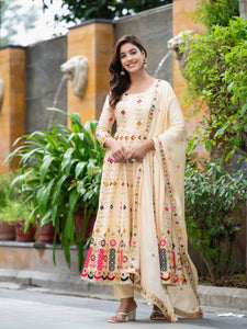 PREMIUM & LUXURIOUS DESIGNER READYMADE ALIA CUT  ANARKALI SUIT COLLECTIONS