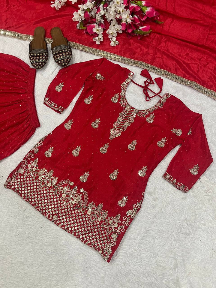 Launching New Designer Party Wear Look Top , Sharara Plazzo  and Dupatta