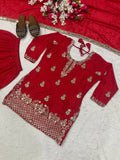 Launching New Designer Party Wear Look Top , Sharara Plazzo  and Dupatta