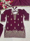 Launching New Designer Party Wear Look Top , Sharara Plazzo  and Dupatta