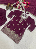 Launching New Designer Party Wear Look Top , Sharara Plazzo  and Dupatta