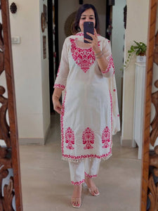 Top And Pent With Dupatta