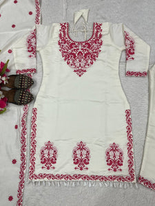 Top And Pent With Dupatta