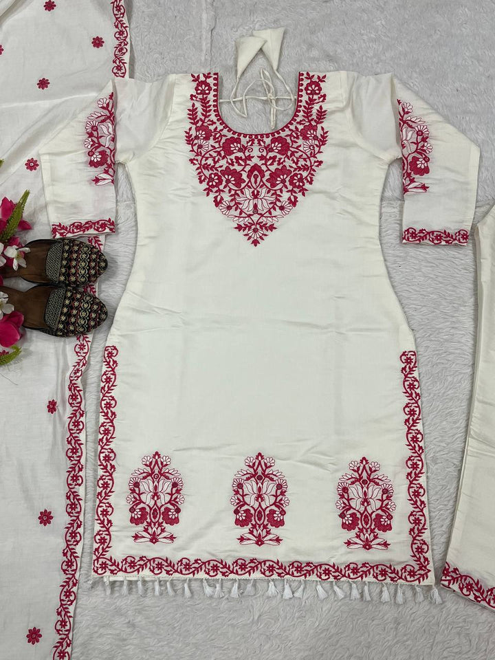 Top And Pent With Dupatta