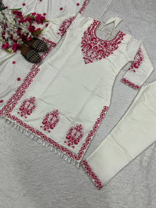 Top And Pent With Dupatta