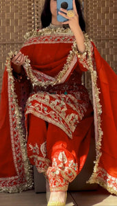Launching New Designer Party Wear Look Top ,Dhoti Salwar and Dupatta