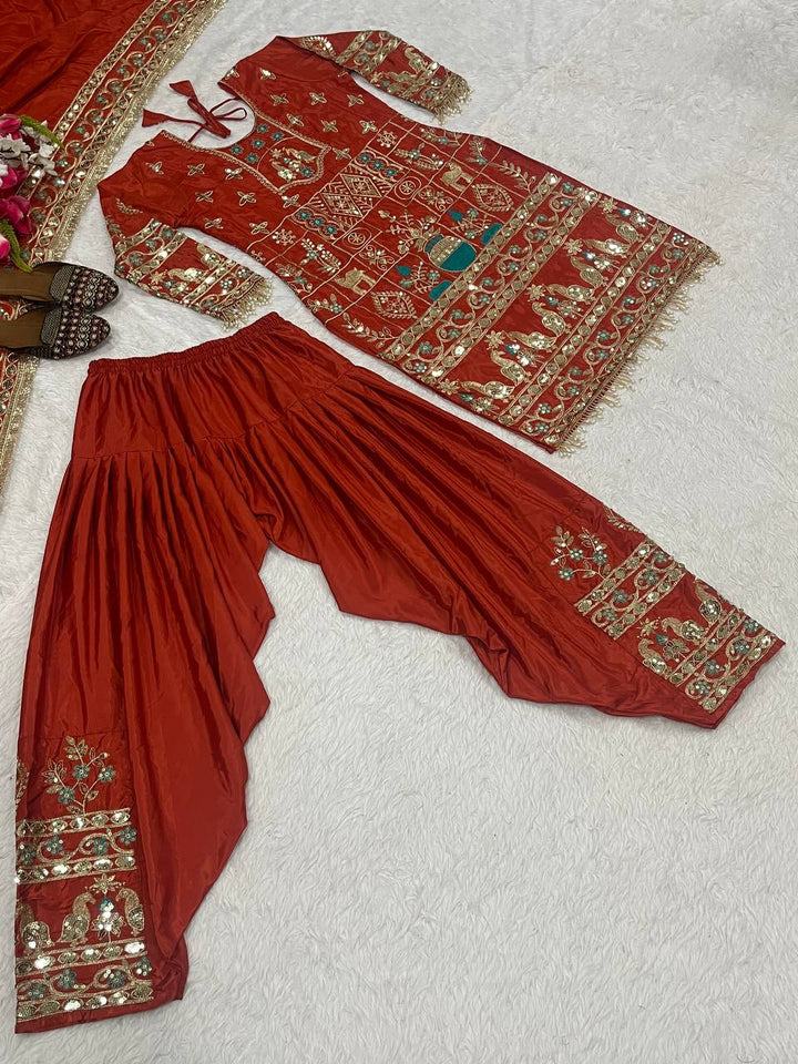 Launching New Designer Party Wear Look Top ,Dhoti Salwar and Dupatta