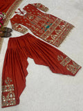 Launching New Designer Party Wear Look Top ,Dhoti Salwar and Dupatta