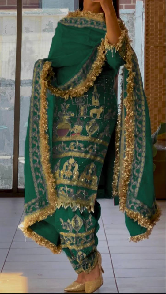 Launching New Designer Party Wear Look Top ,Dhoti Salwar and Dupatta
