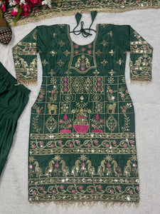 Launching New Designer Party Wear Look Top ,Dhoti Salwar and Dupatta