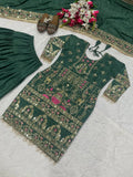 Launching New Designer Party Wear Look Top ,Dhoti Salwar and Dupatta