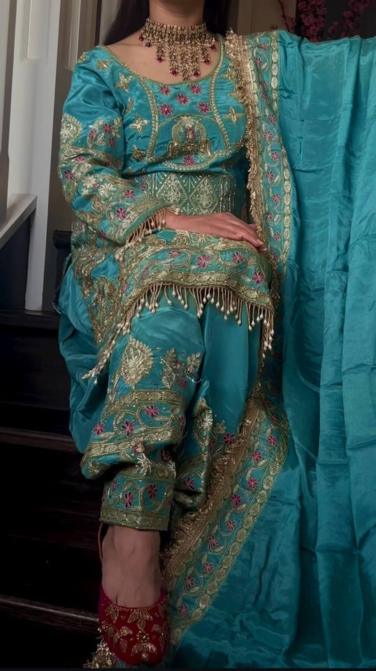 Launching New Designer Party Wear Look Top , Sharara Plazzo  and Dupatta