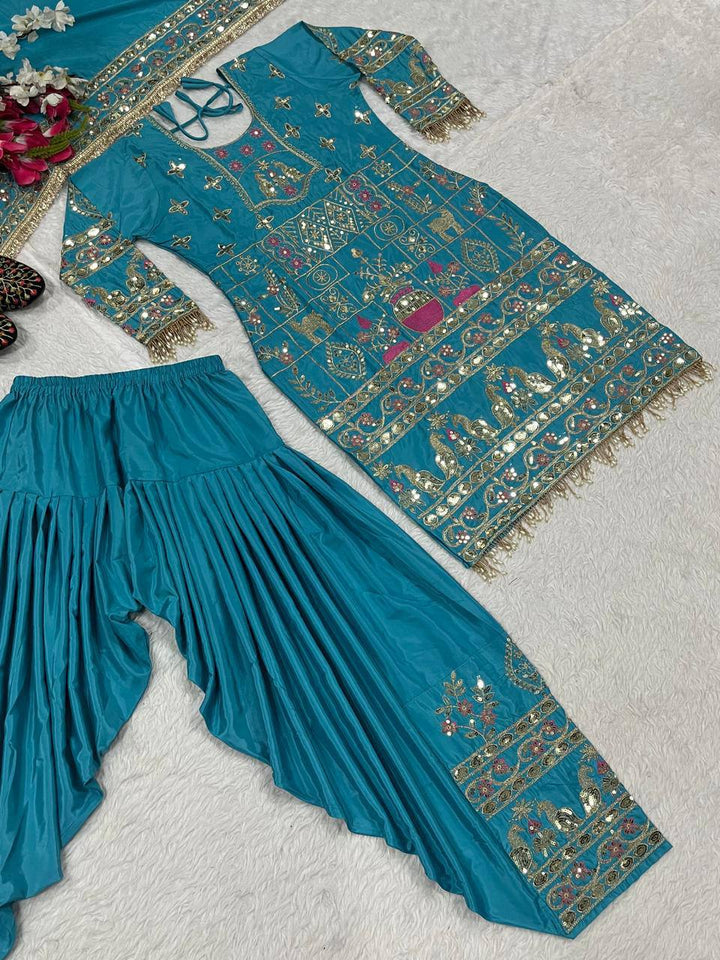 Launching New Designer Party Wear Look Top , Sharara Plazzo  and Dupatta