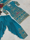Launching New Designer Party Wear Look Top , Sharara Plazzo  and Dupatta