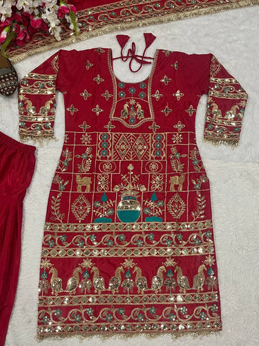 Launching New Designer Party Wear Look Top ,Dhoti Salwar and Dupatta