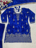 Launching New Designer Party Wear Look Top , Sharara Plazzo  and Dupatta*