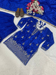 Launching New Designer Party Wear Look Top , Sharara Plazzo  and Dupatta*