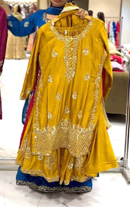 Launching New Designer Party Wear Look Top , Sharara Plazzo  and Dupatta*