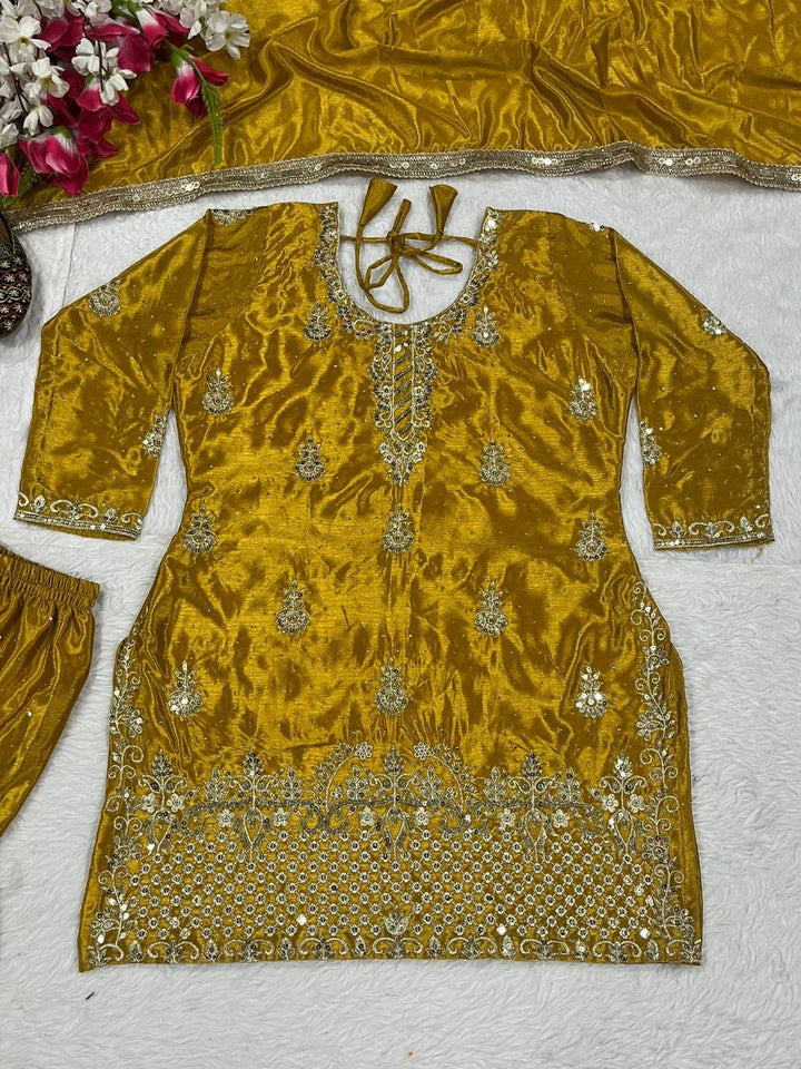 Launching New Designer Party Wear Look Top , Sharara Plazzo  and Dupatta*