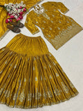 Launching New Designer Party Wear Look Top , Sharara Plazzo  and Dupatta*