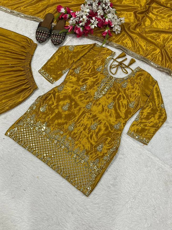 Launching New Designer Party Wear Look Top , Sharara Plazzo  and Dupatta*