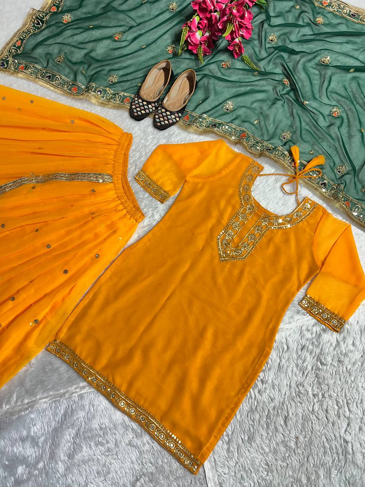 Launching New Designer Party Wear Look Top ,Dhoti Skirt and Dupatta