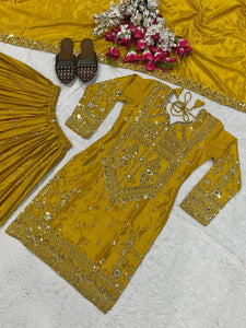 Launching New Designer Party Wear Look Top , Sharara Plazzo  and Dupatta