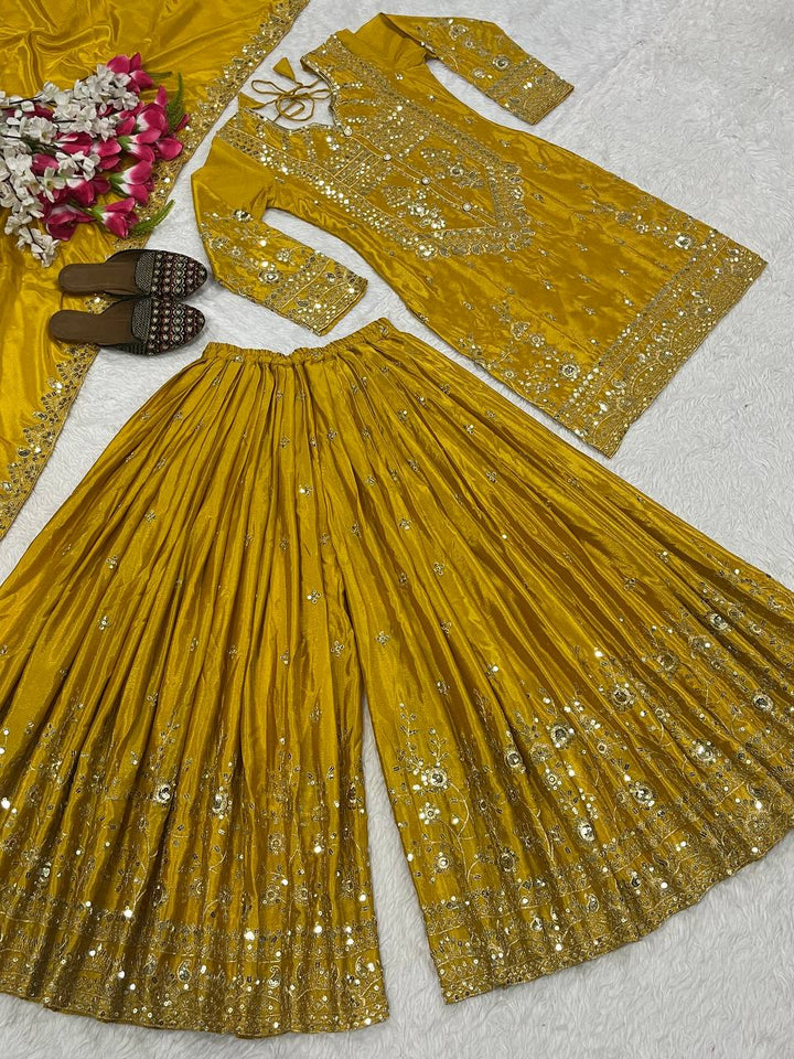Launching New Designer Party Wear Look Top , Sharara Plazzo  and Dupatta