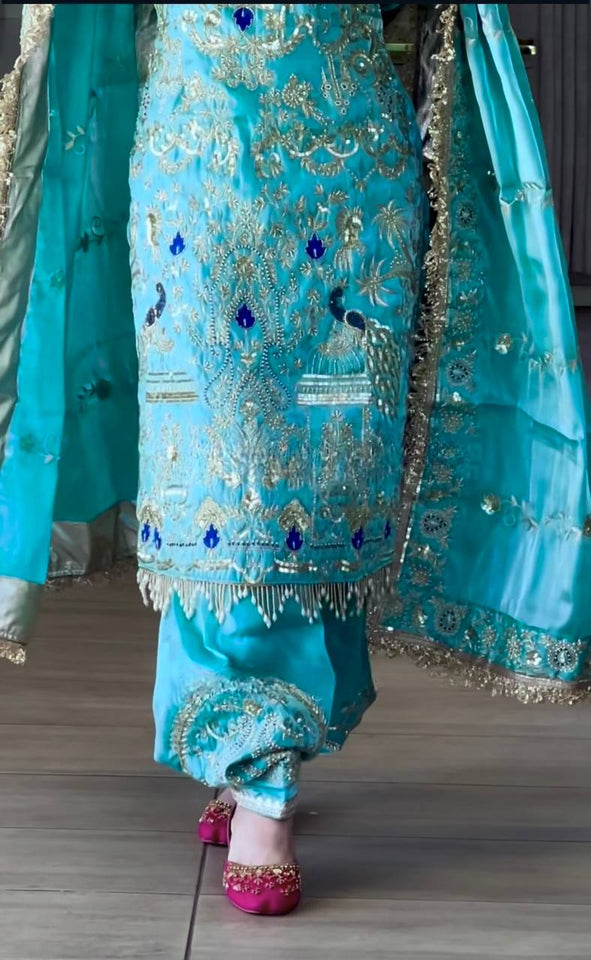 Launching New Designer Party Wear Look Top ,Dhoti Salwar and Dupatta *👌❤️