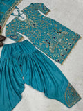 Launching New Designer Party Wear Look Top ,Dhoti Salwar and Dupatta *👌❤️